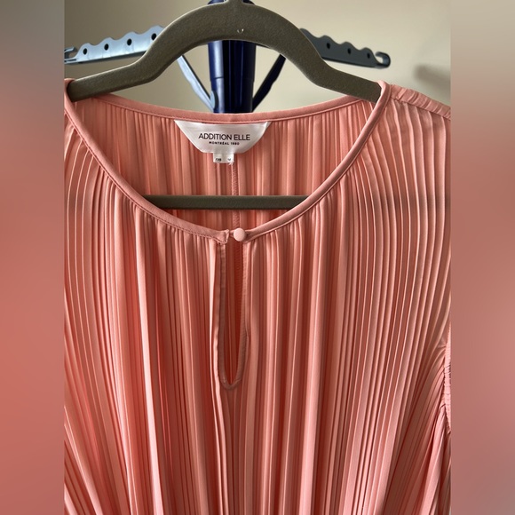 Addition Elle Pink Paneled Dress - 14 - Picture 3 of 8